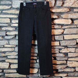 Not Your Daughter's Jeans straight cut jeans sz 6 black